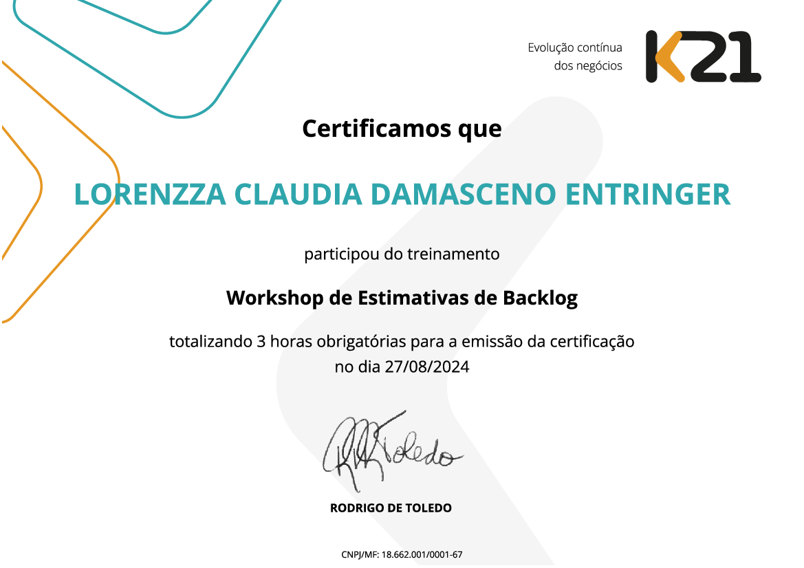 Certificado K21
